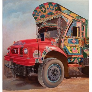 S. M. Fawad, 43 x 50 Inch, Oil on Canvas, Realistic Painting, AC-SMF-272 S. M. Fawad, 43 x 50 Inch, Oil on Canvas, Realistic Painting, AC-SMF-272